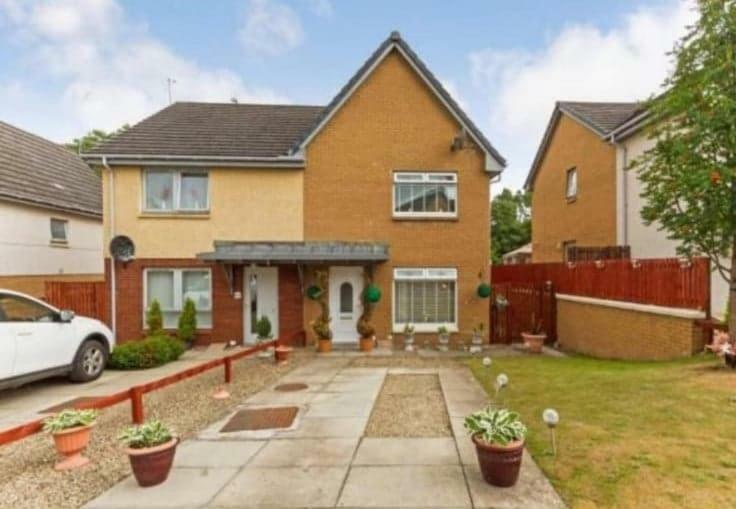 Silverburn New House With Free Parking And Nice Garden Glasgow Bagian luar foto